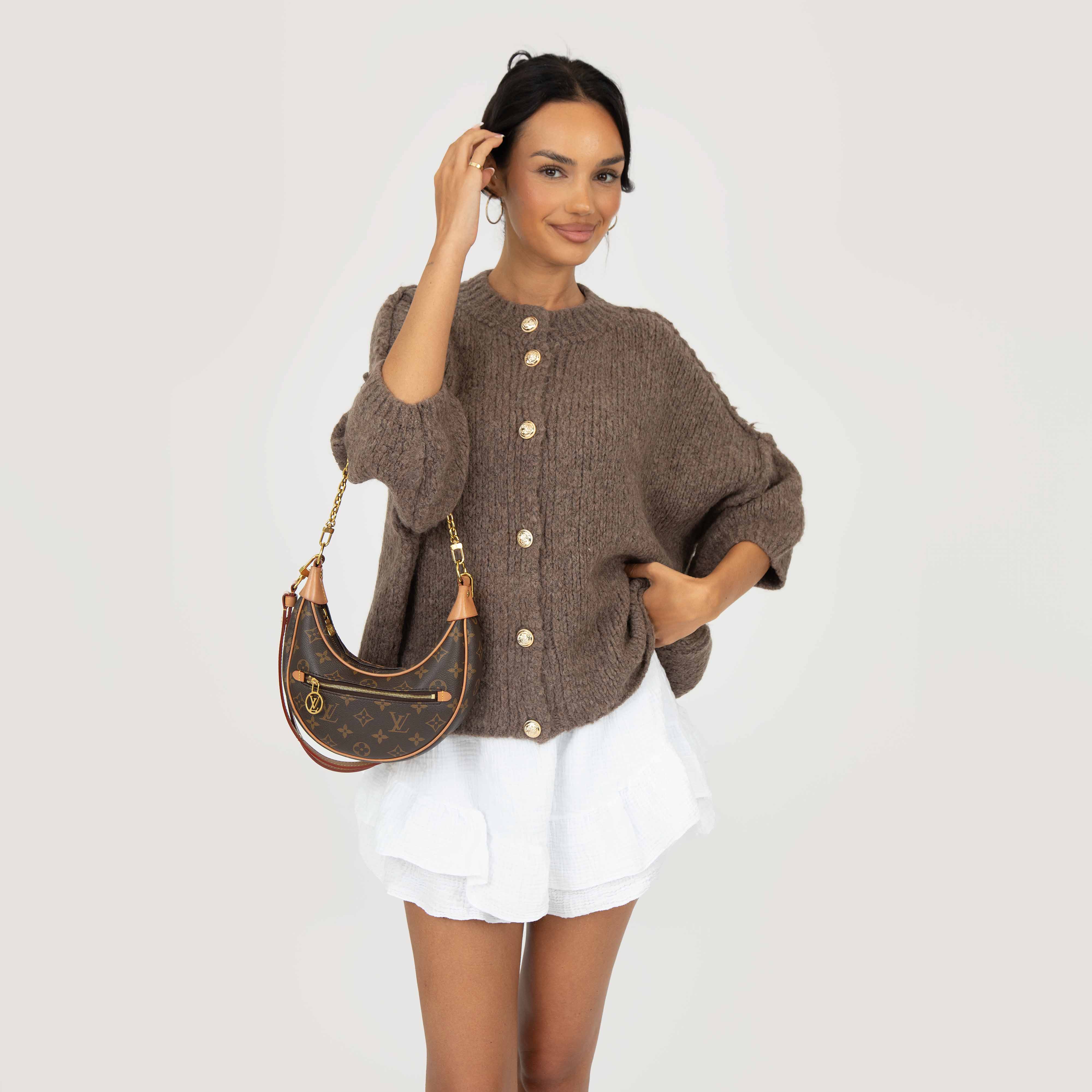 CozyGlam Kurzarm Cardigan