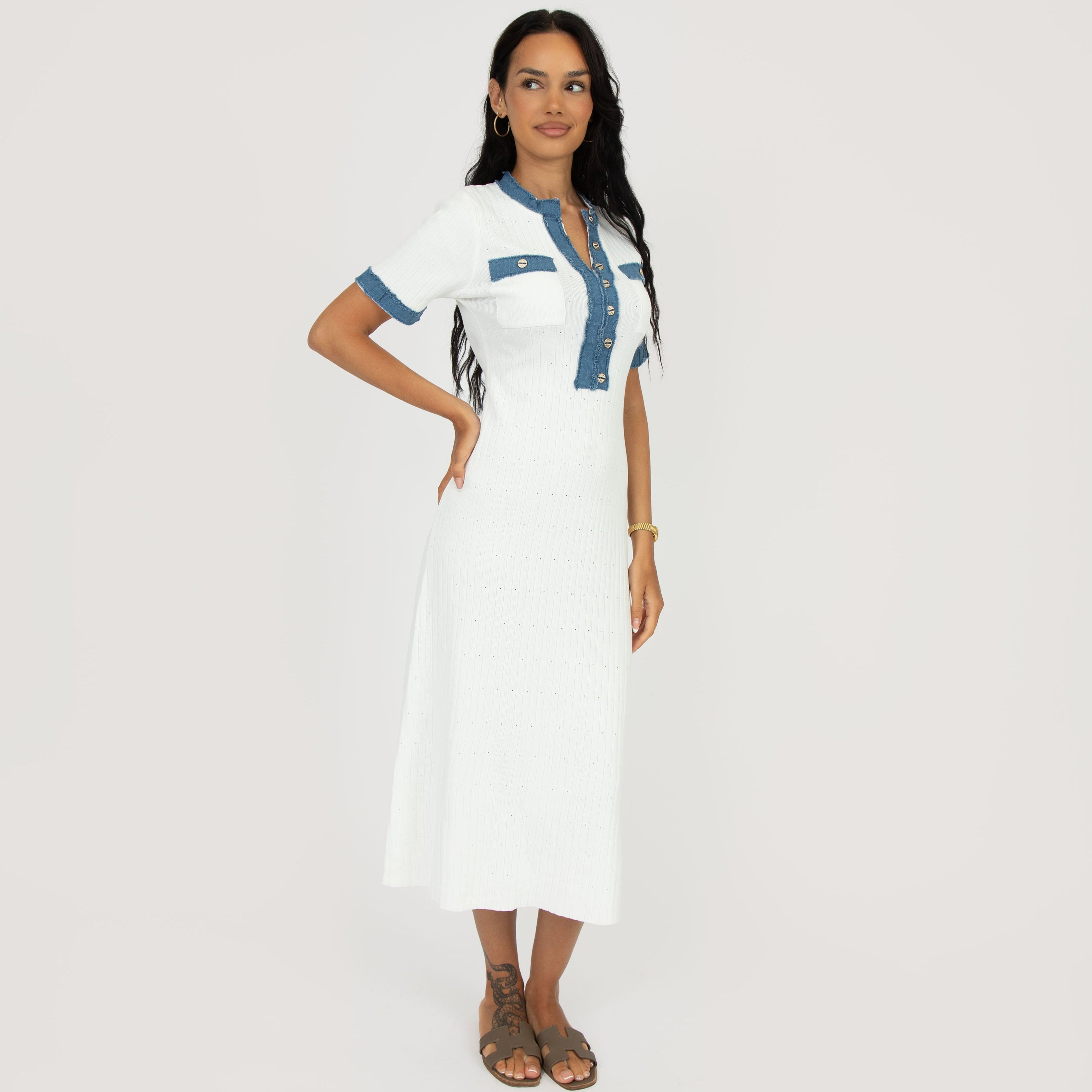 Solena Kurzarm Kleid
