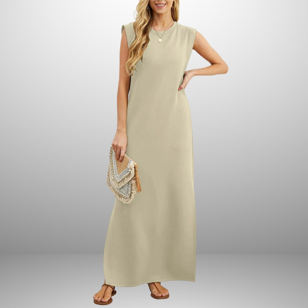 Emma | Long Flowing Wrinkle Free Dress