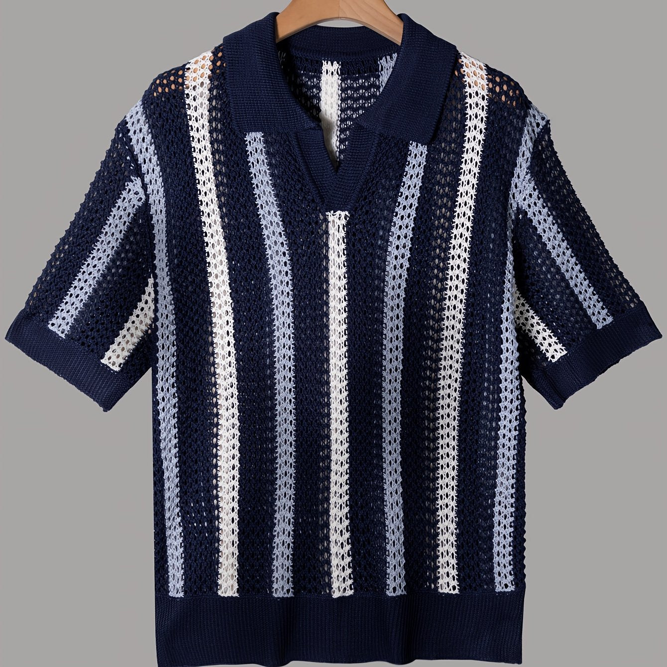 Coastal Stripe - knitted shirt