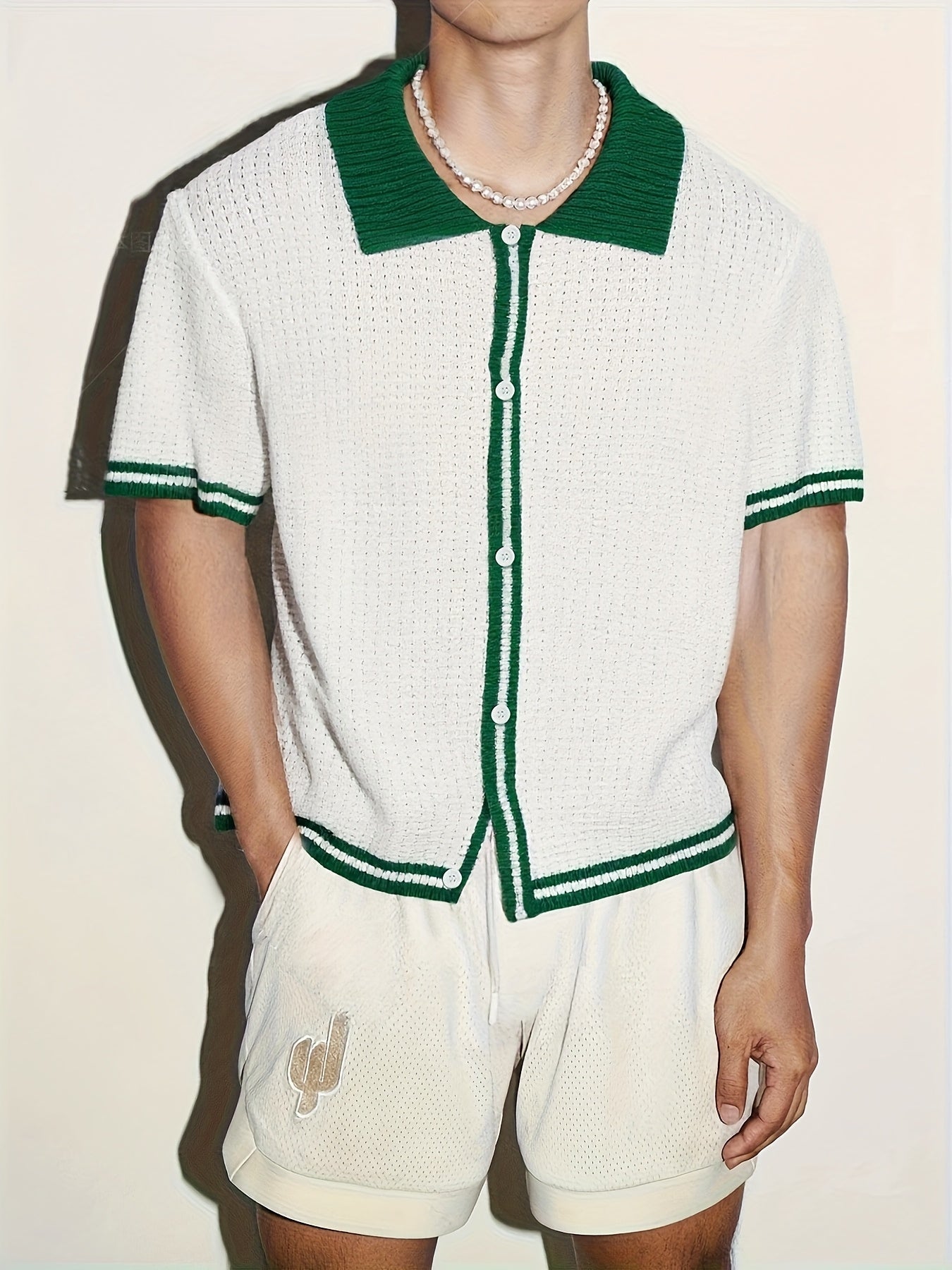 Santorini Summer - knitted shirt