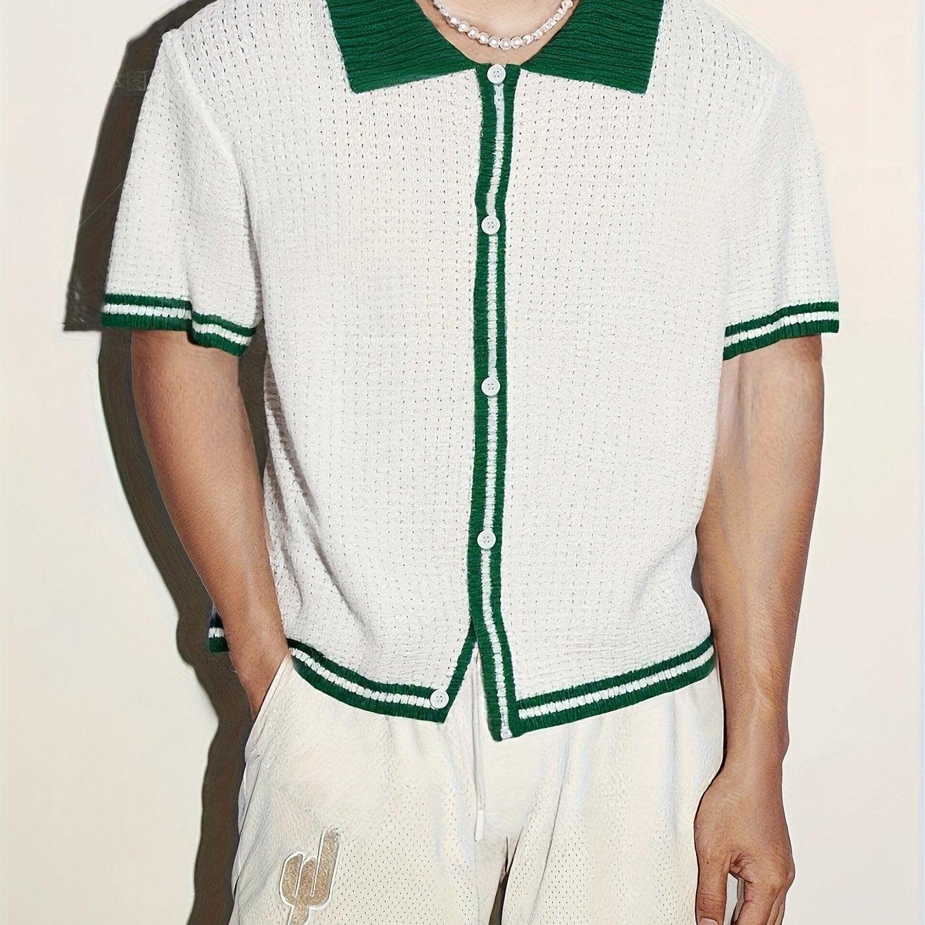 Santorini Summer - knitted shirt