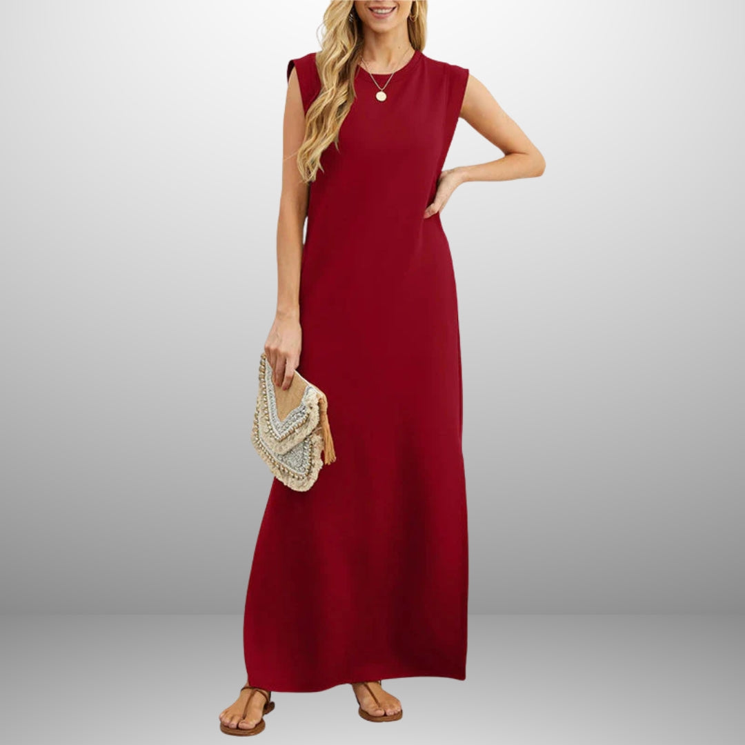 Emma | Long Flowing Wrinkle Free Dress