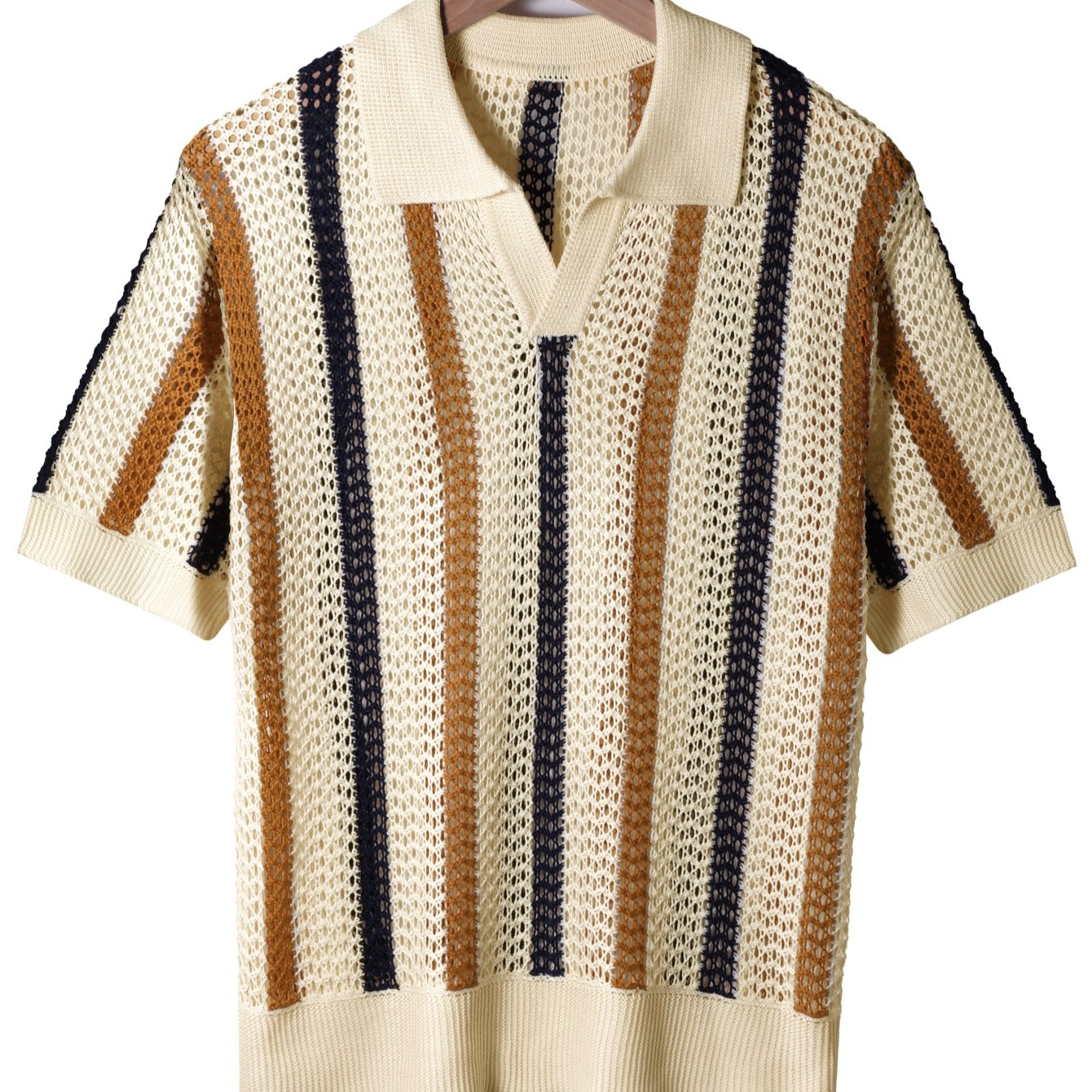 Coastal Stripe - knitted shirt