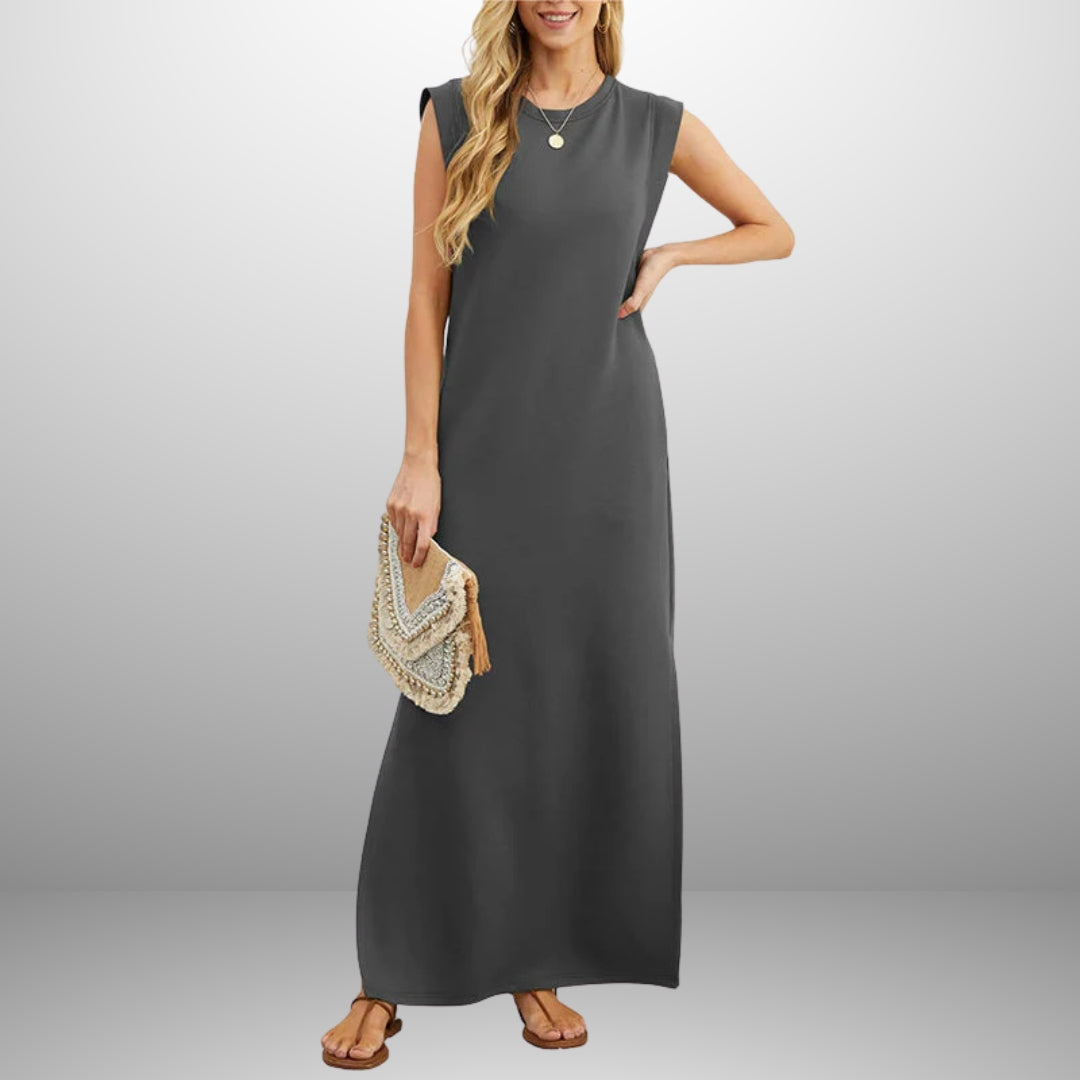 Emma | Long Flowing Wrinkle Free Dress