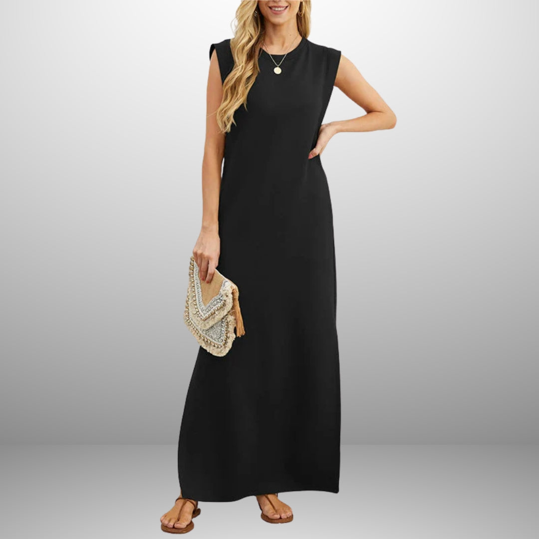 Emma | Long Flowing Wrinkle Free Dress