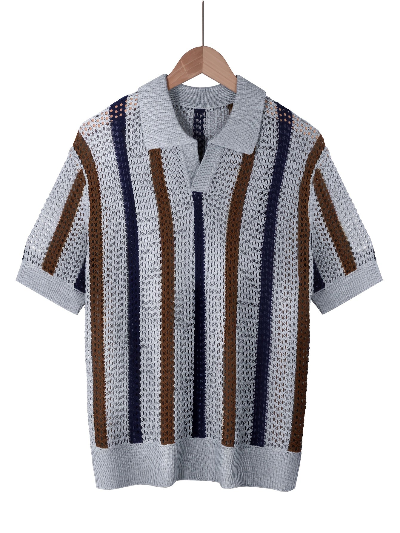Coastal Stripe - knitted shirt
