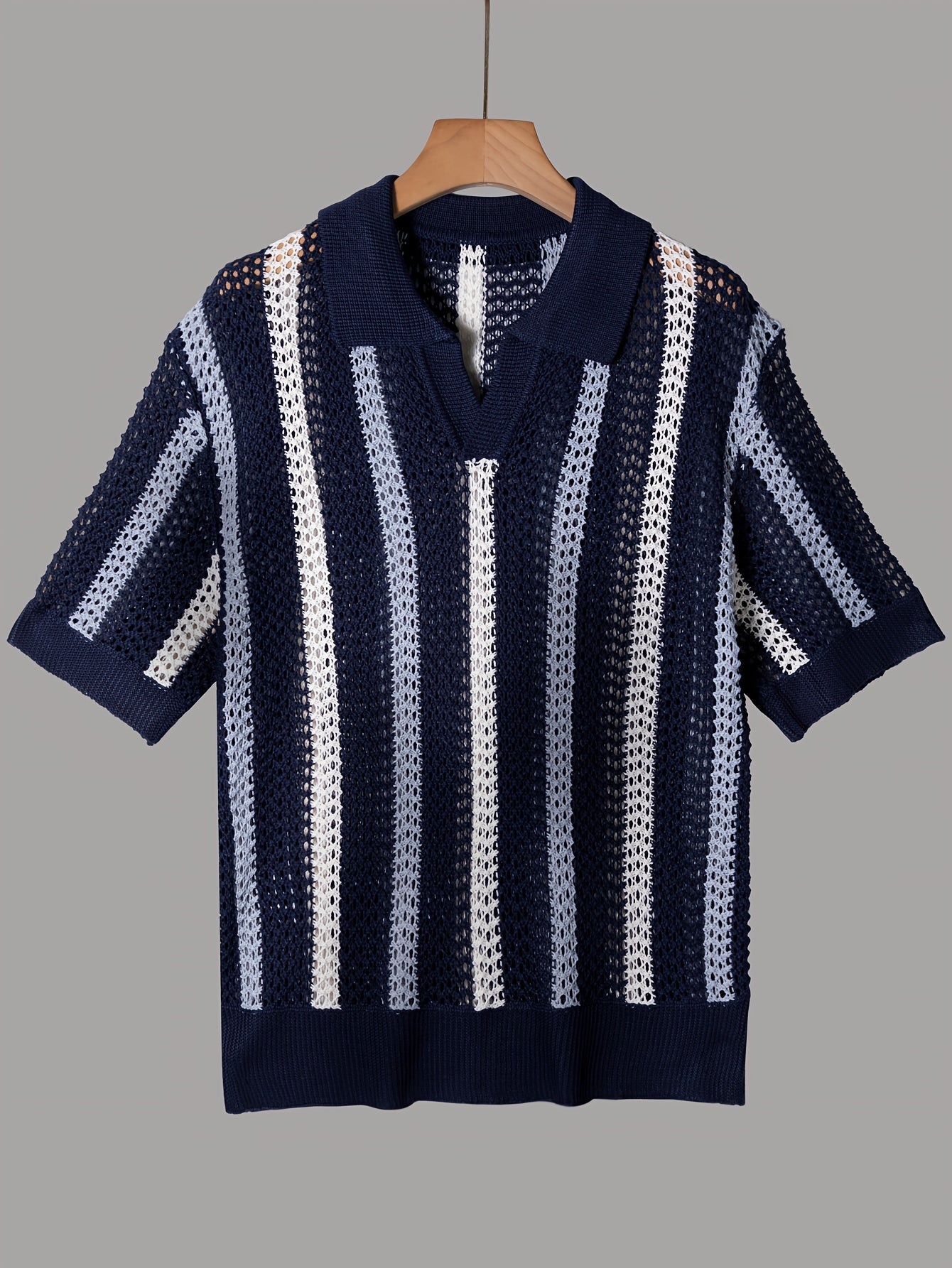 Coastal Stripe - knitted shirt