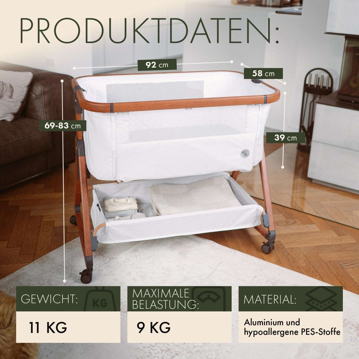 NOAHNO® speciaal babybedje 2.0