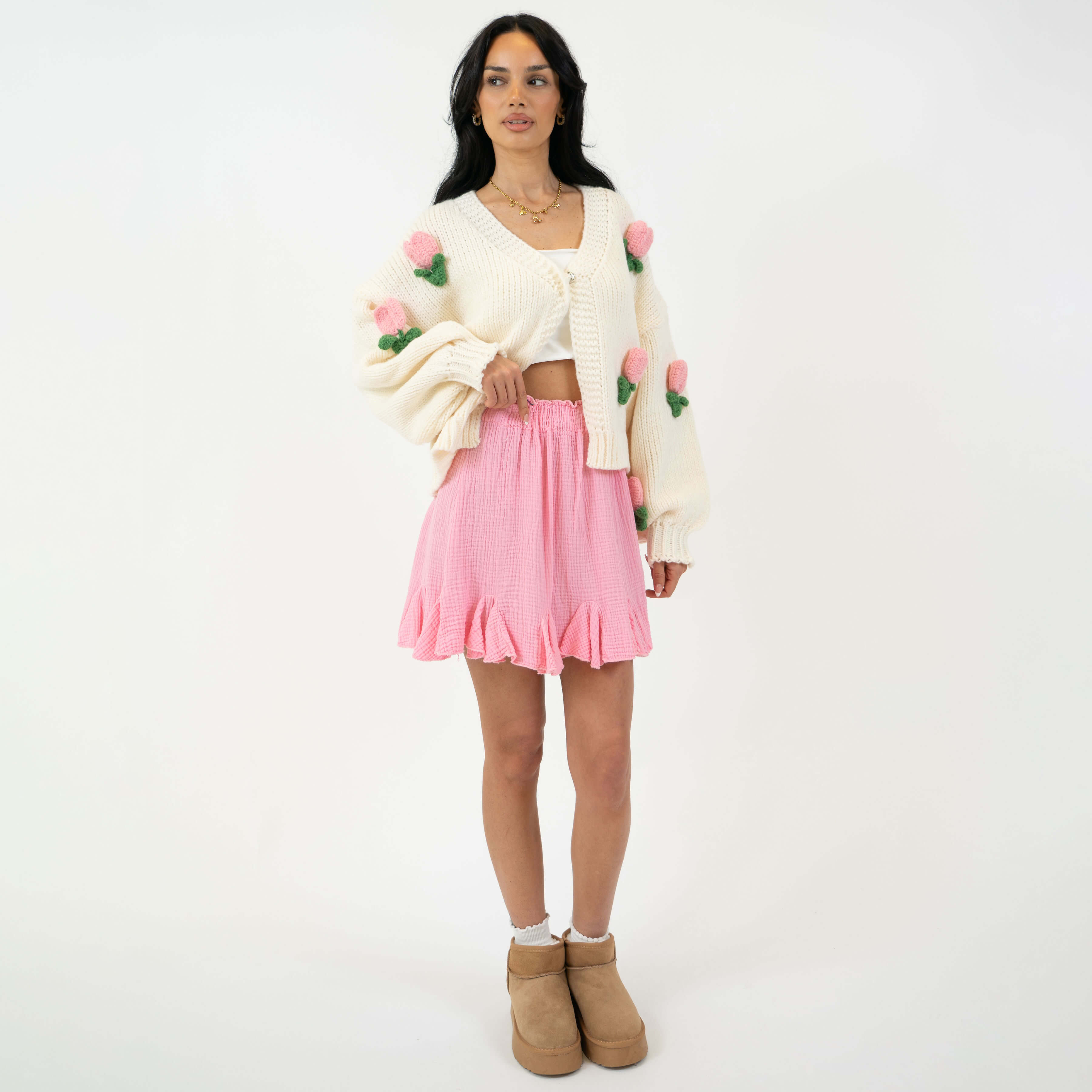 Handmade Tulip Cardigan