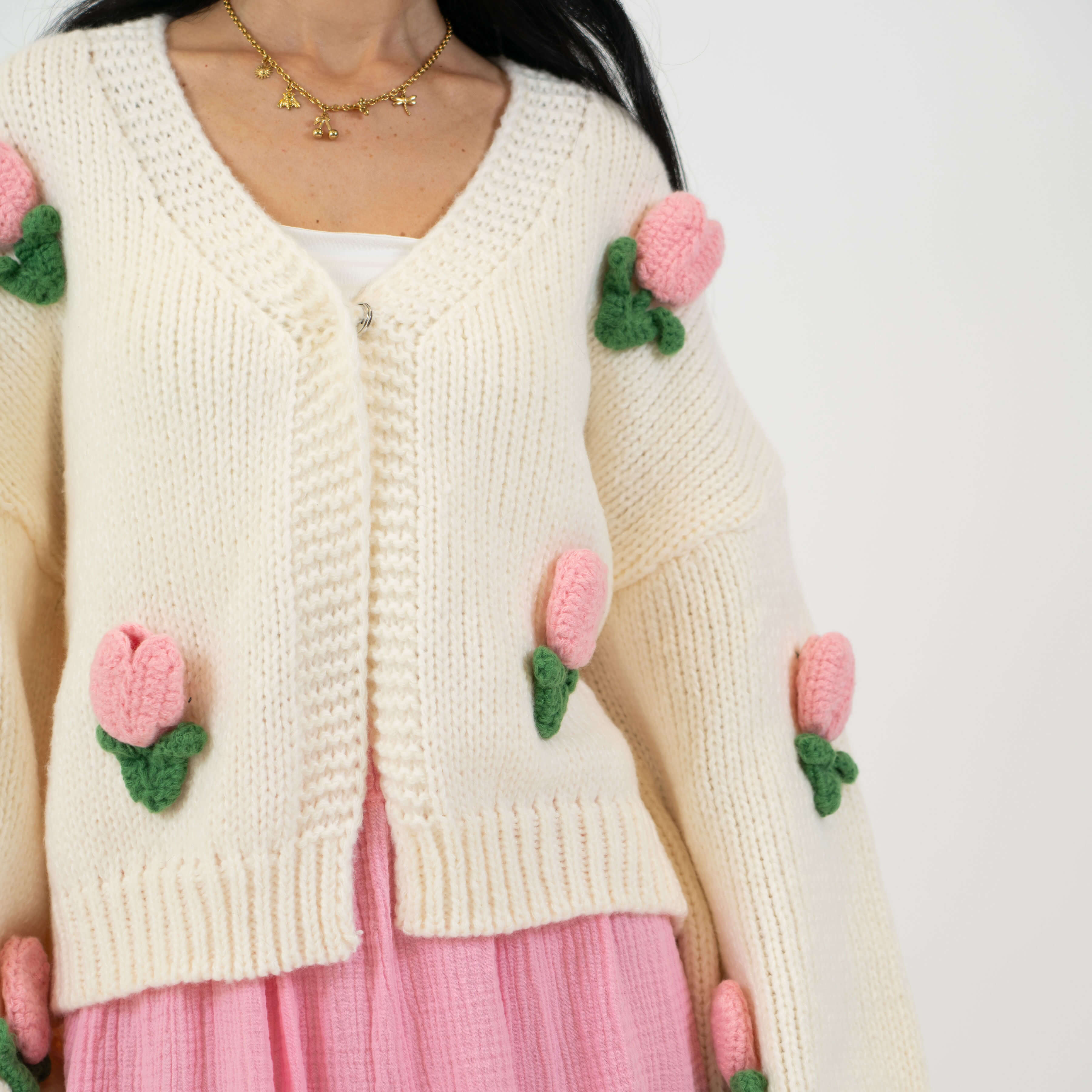 Handmade Tulip Cardigan