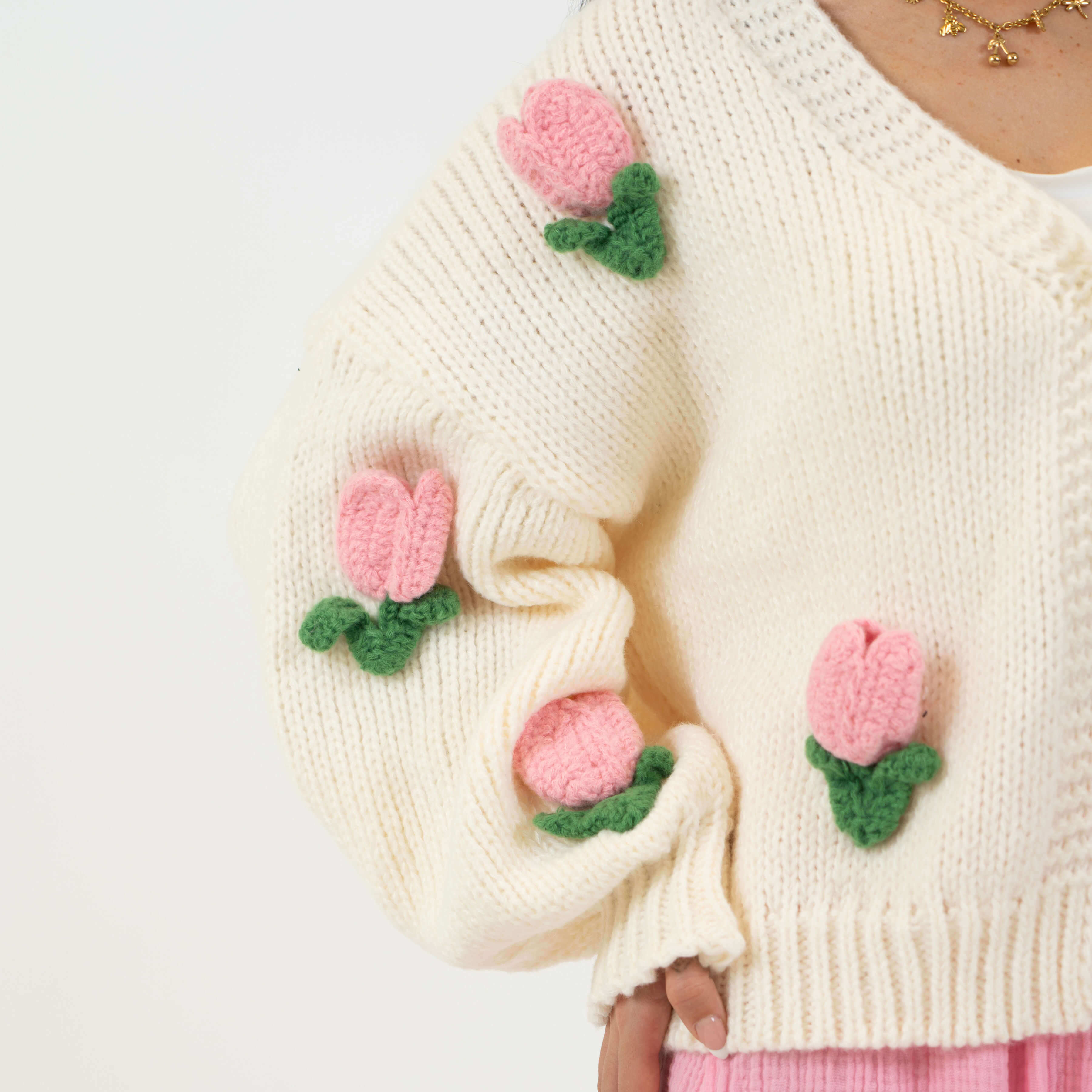 Handmade Tulip Cardigan