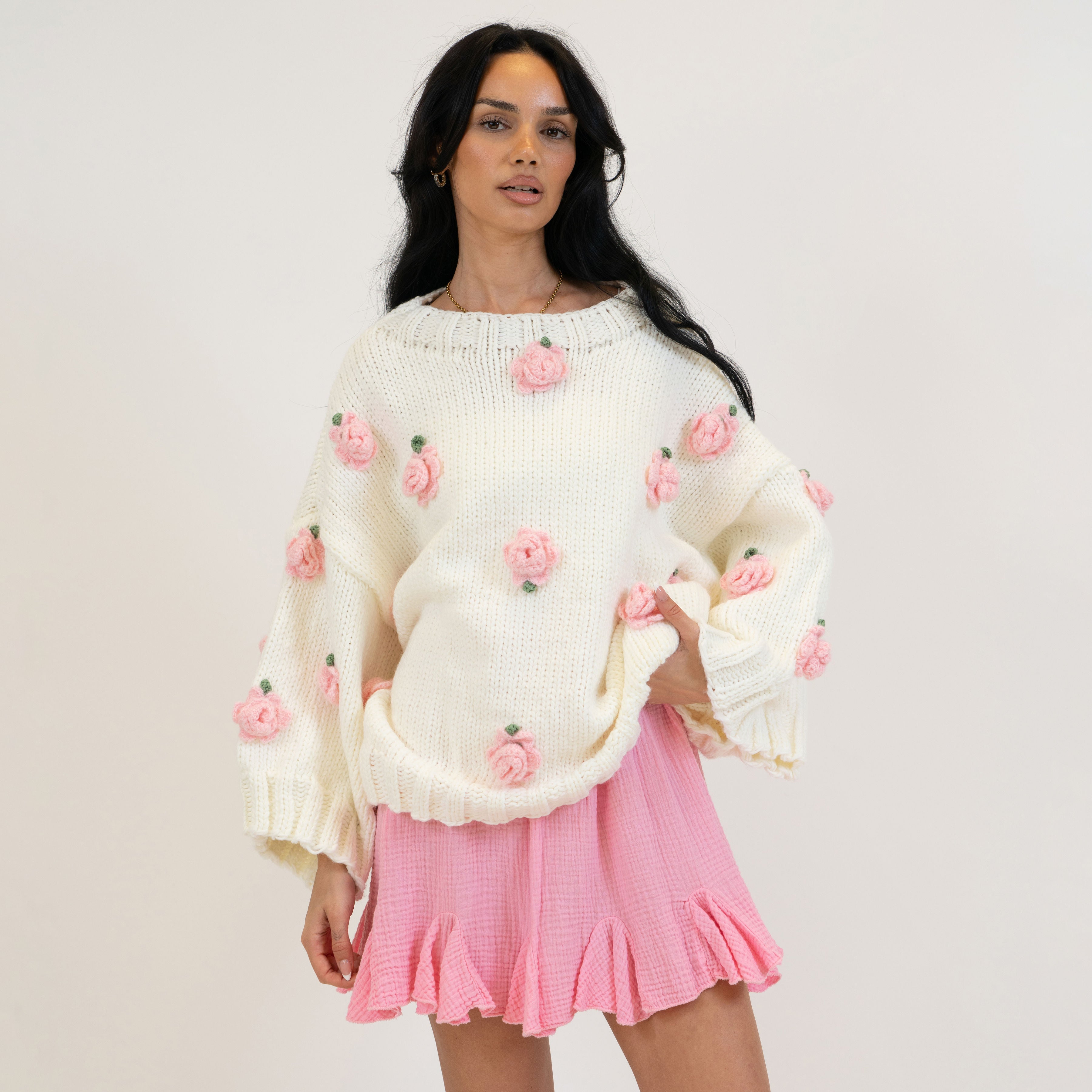 Handmade Rosen Pullover