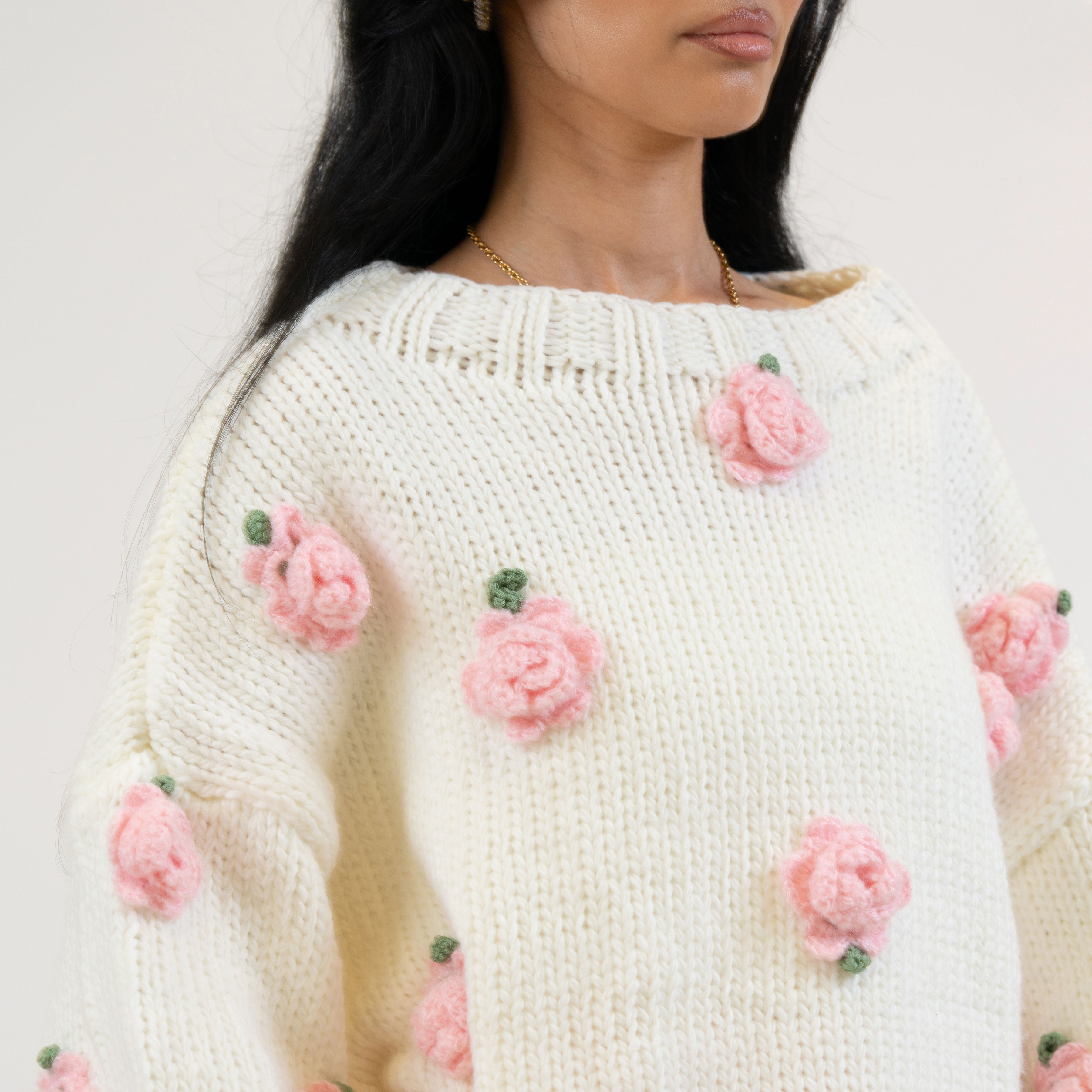 Handmade Rosen Pullover