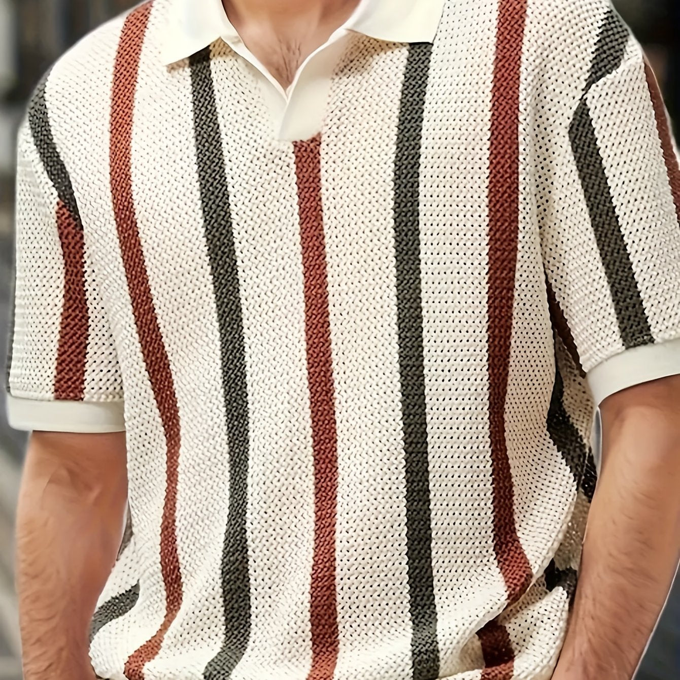 Coastal Stripe - knitted shirt