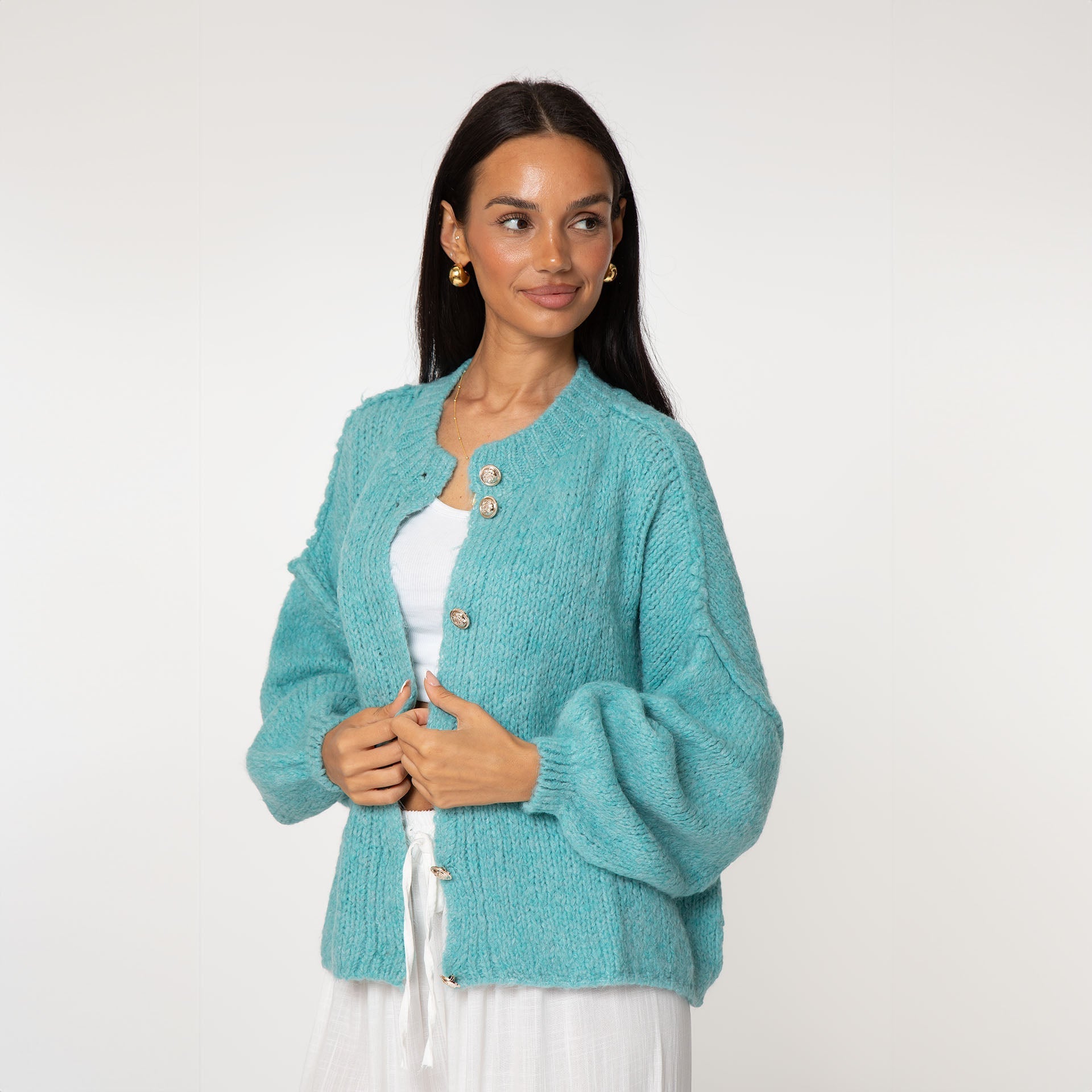 Oversized Cardigan Short "CozyGlam"