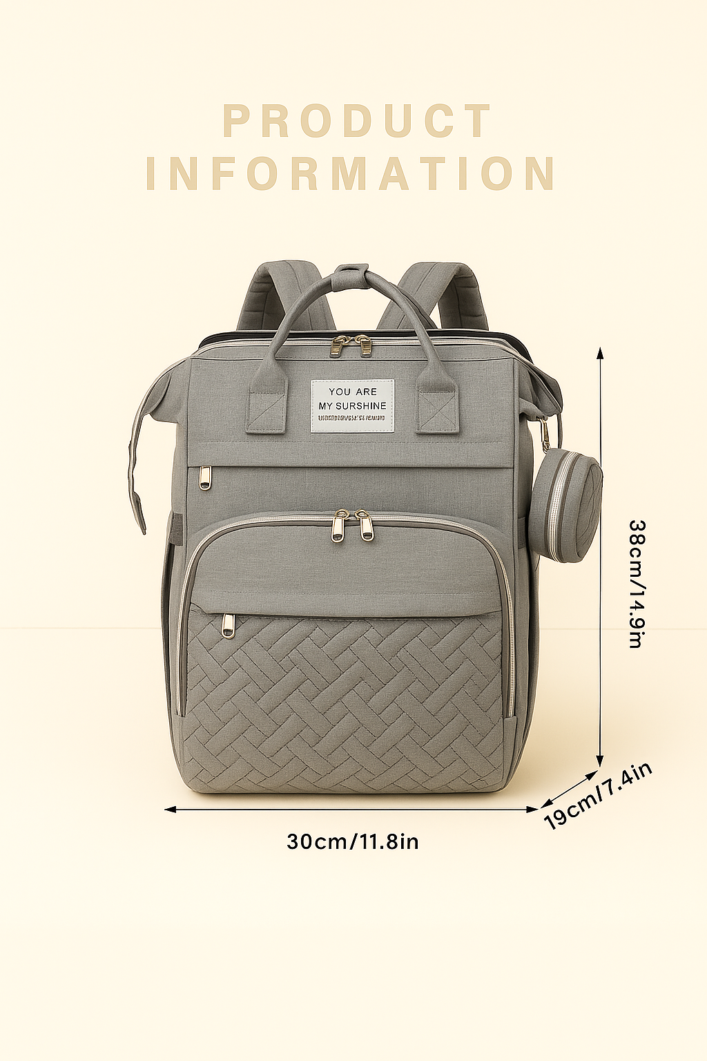 Noah-No Luxury Diaper bag 2.0,